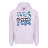 Lilac it s freezin season Premium Hoodie - JahusDesignShop