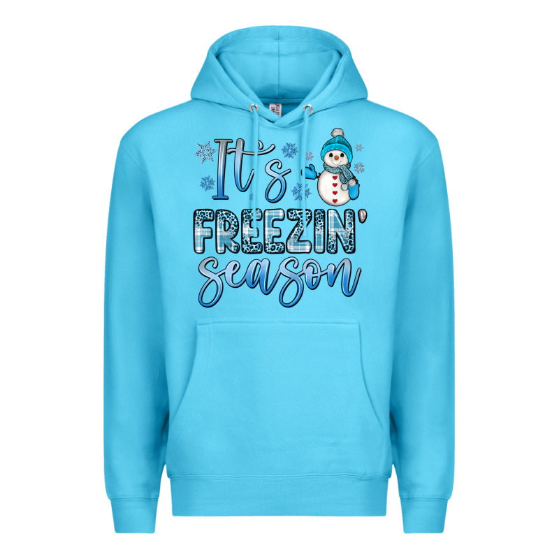 It S Freezin Season Premium Hoodie by JahusDesignShop | Teevron