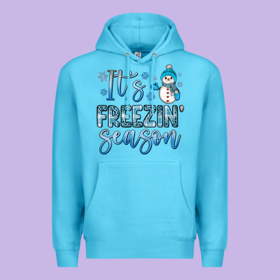 It S Freezin Season Premium Hoodie Designed By Jahusdesignshop