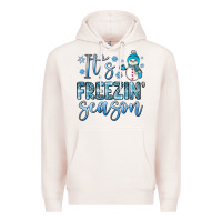 Pale Pink it s freezin season Premium Hoodie - JahusDesignShop