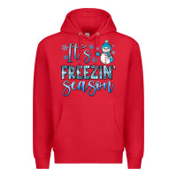 Red it s freezin season Premium Hoodie - JahusDesignShop