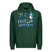 Sports Green it s freezin season Premium Hoodie - JahusDesignShop