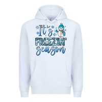White it s freezin season Premium Hoodie - JahusDesignShop
