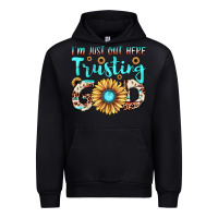 Foreset Green i'm just out here trusting god Urban Hoodie - JahusDesignShop