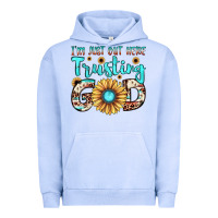Pigment Grape Ice i'm just out here trusting god Urban Hoodie - JahusDesignShop