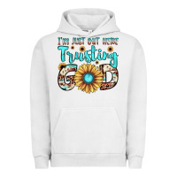 Pigment Lunar Rock i'm just out here trusting god Urban Hoodie - JahusDesignShop