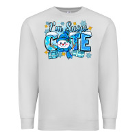 Dove Grey i'm snow cute Premium Sweatshirt - Zillion Design Studio