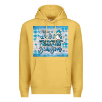 Antique Gold it s freezin season Premium Hoodie - JahusDesignShop