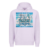 Lilac it s freezin season Premium Hoodie - JahusDesignShop