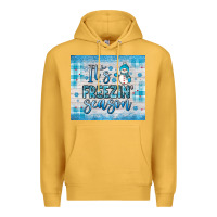 Mustard it s freezin season Premium Hoodie - JahusDesignShop