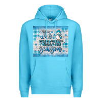 Ocean Blue it s freezin season Premium Hoodie - JahusDesignShop