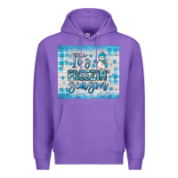 Purple it s freezin season Premium Hoodie - JahusDesignShop