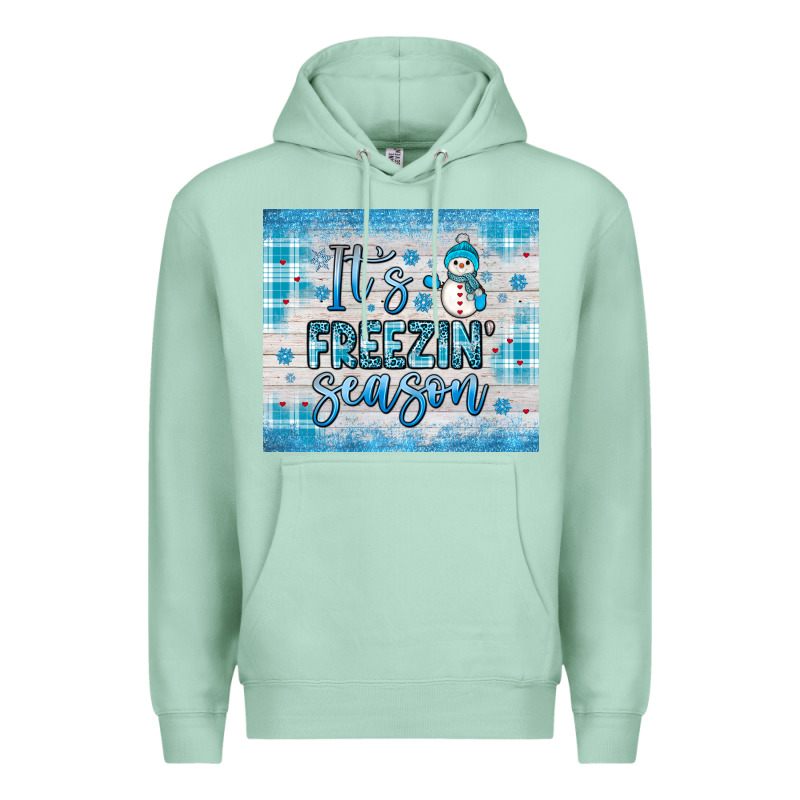 It S Freezin Season Premium Hoodie by JahusDesignShop | Teevron