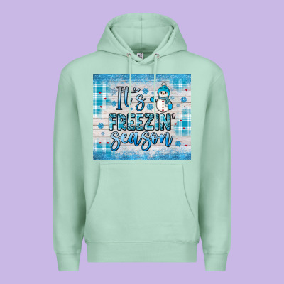 It S Freezin Season Premium Hoodie Designed By Jahusdesignshop