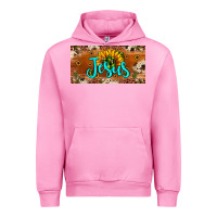 Fuchsia Pink jesus Urban Hoodie - JahusDesignShop