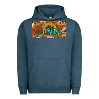 Pigment Midnight Navy jesus Urban Hoodie - JahusDesignShop