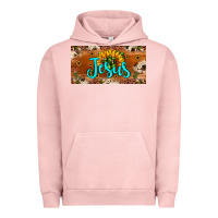 Pigment Salmon jesus Urban Hoodie - JahusDesignShop