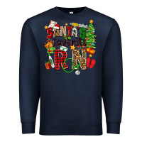 Navy santa's favorite rn Premium Sweatshirt - Zillion Design Studio