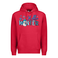 Cardinal hello winter Premium Hoodie - JahusDesignShop