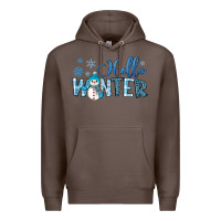 Coffee hello winter Premium Hoodie - JahusDesignShop