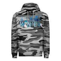 Slate Camo hello winter Premium Hoodie - JahusDesignShop
