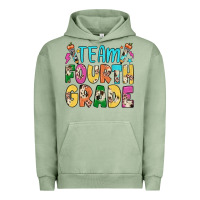 Pigment Oil Green team fourth grade Urban Hoodie - JahusDesignShop