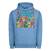 Pigment Pebble Blue team fourth grade Urban Hoodie - JahusDesignShop