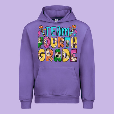 Team Fourth Grade Urban Hoodie Designed By Jahusdesignshop