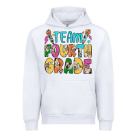 White team fourth grade Urban Hoodie - JahusDesignShop