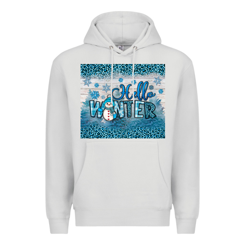 Hello Winter Premium Hoodie by JahusDesignShop | Teevron