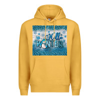 Mustard hello winter Premium Hoodie - JahusDesignShop