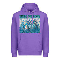 Purple hello winter Premium Hoodie - JahusDesignShop