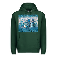 Sports Green hello winter Premium Hoodie - JahusDesignShop