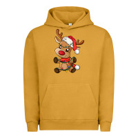 Pigment Peanut Butter baby christmas reindeer Urban Hoodie - AdoDesignShop