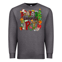 Charcoal Heather santa's favorite pt Premium Sweatshirt - Zillion Design Studio