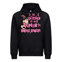 Black in october we wear pink for breast cancer Urban Hoodie - AdoDesignShop