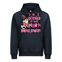 Navy in october we wear pink for breast cancer Urban Hoodie - AdoDesignShop