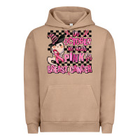 Pigment Burro in october we wear pink for breast cancer Urban Hoodie - AdoDesignShop