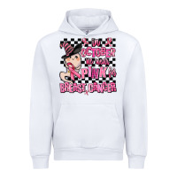 White in october we wear pink for breast cancer Urban Hoodie - AdoDesignShop
