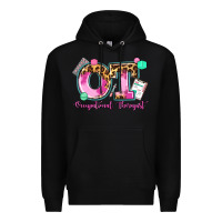 Black ot occupational therapist Premium Hoodie - AdoDesignShop