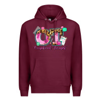 Burgundy ot occupational therapist Premium Hoodie - AdoDesignShop