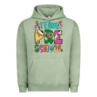 Pigment Oil Green team preschool Urban Hoodie - JahusDesignShop