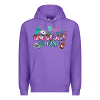 Purple oncology nurse Premium Hoodie - AdoDesignShop