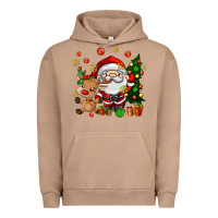 Pigment Burro santa and reindeer Urban Hoodie - AdoDesignShop