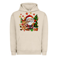 Pigment French Oak santa and reindeer Urban Hoodie - AdoDesignShop