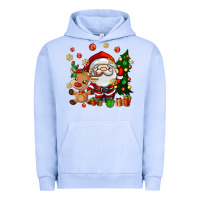 Pigment Grape Ice santa and reindeer Urban Hoodie - AdoDesignShop
