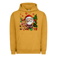 Pigment Peanut Butter santa and reindeer Urban Hoodie - AdoDesignShop