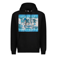 Black winter vibes gnome Premium Hoodie - JahusDesignShop