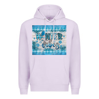Lilac winter vibes gnome Premium Hoodie - JahusDesignShop
