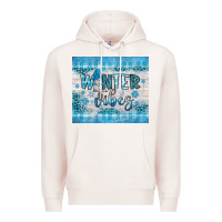 Pale Pink winter vibes gnome Premium Hoodie - JahusDesignShop